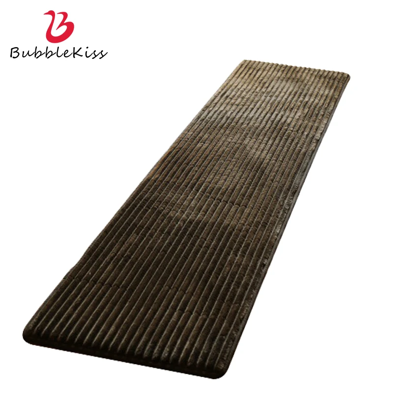 

Bubble Kiss Modern Simple Long Carpets Home Double-Layer Flannel Velvet Bedside Rugs For Living Room Soft Thick Decor Floor Mats