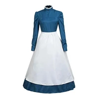 anime howls moving castle sophie hatter wizard howl group of characters anime cosplay costumehalloween party women maid dress