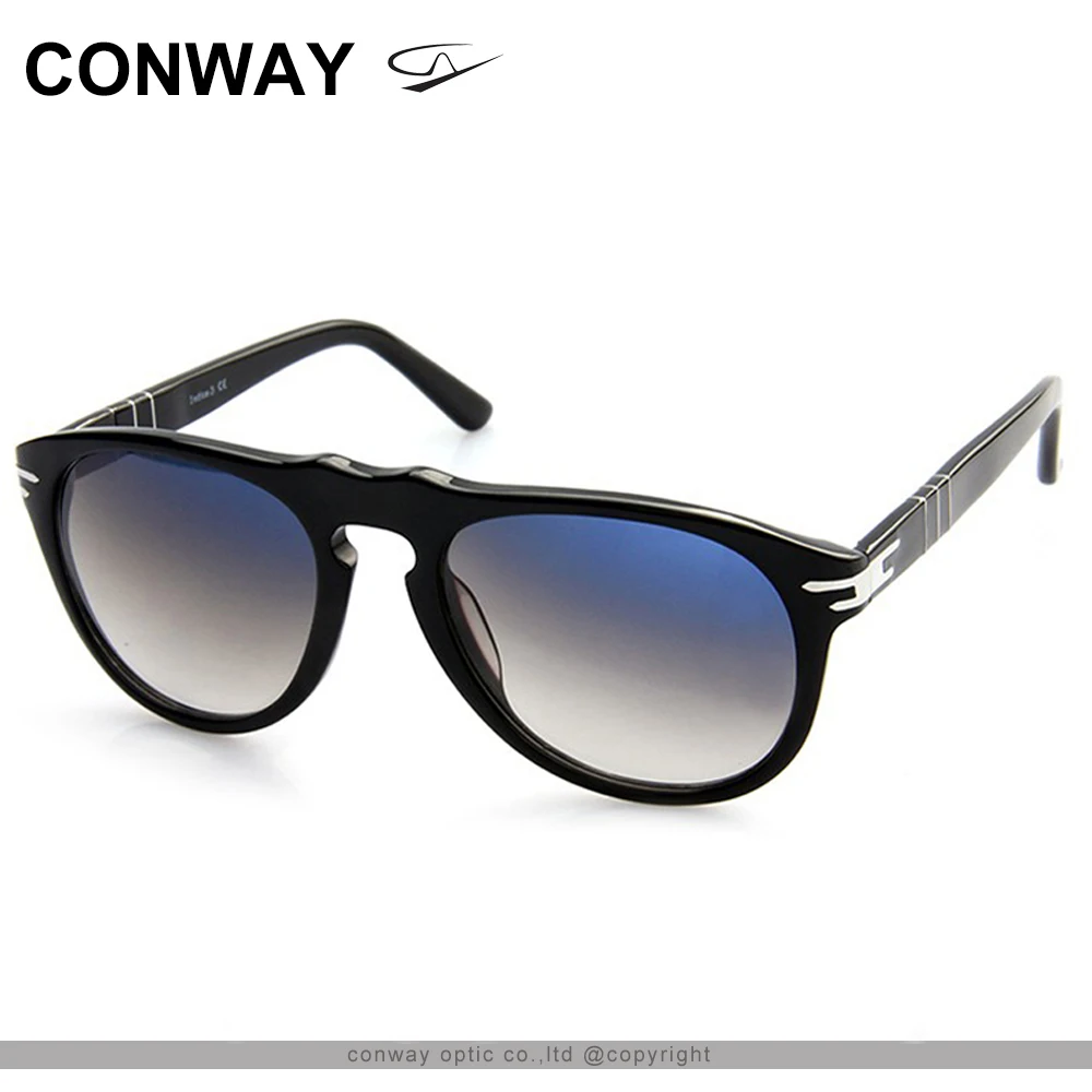 Большие Круглые Солнцезащитные очки Conway для женщин и мужчин вождения с УФ