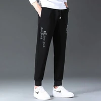 new style knitted mens fashionable sweatpants bunched feet loose sports leisure trousers youthfulness cool fashion