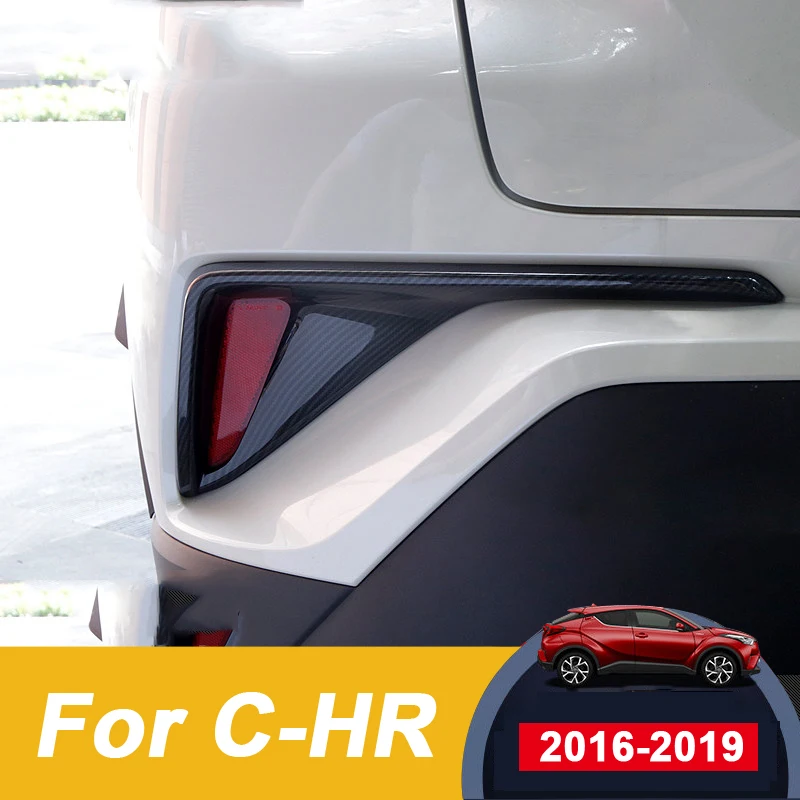 Передняя противотуманная фасветильник из углеродного волокна для Toyota C HR CHR 2016 2017