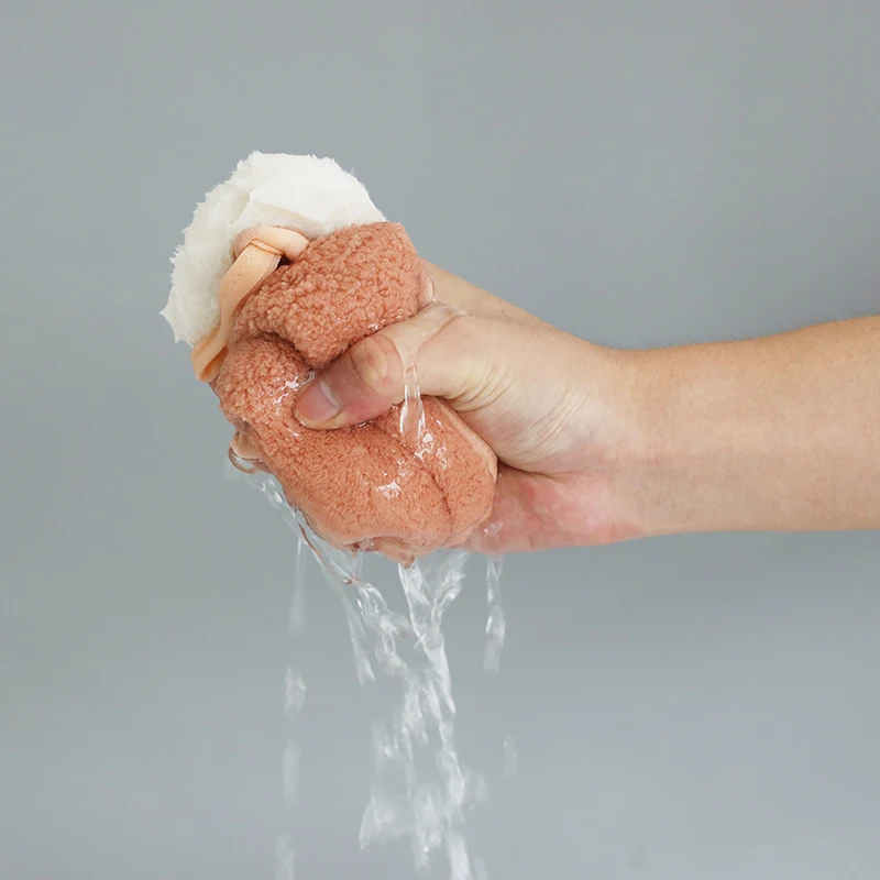 Утолщенное полотенце с милым мультяшным Кроликом Кухонное подвесное из