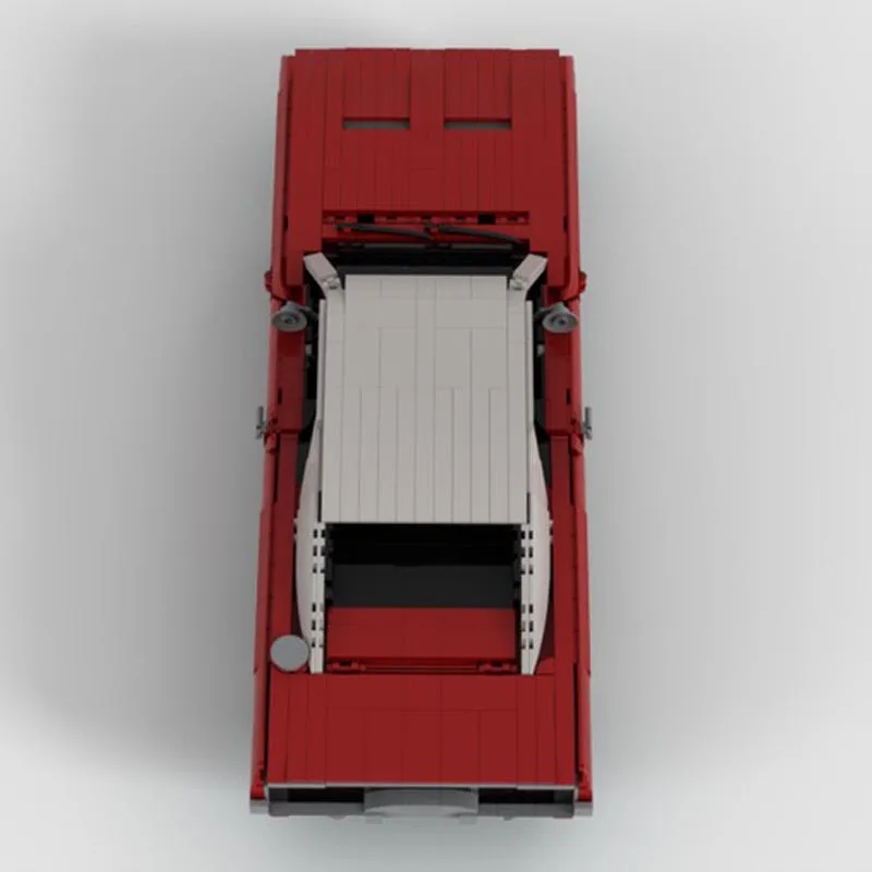 

New 1600PCS Dodged Classic Muscle Car MOC-37066 Chargers Model 1969 Fit Technic Building Blocks Bricks Toys Gift Children Kids
