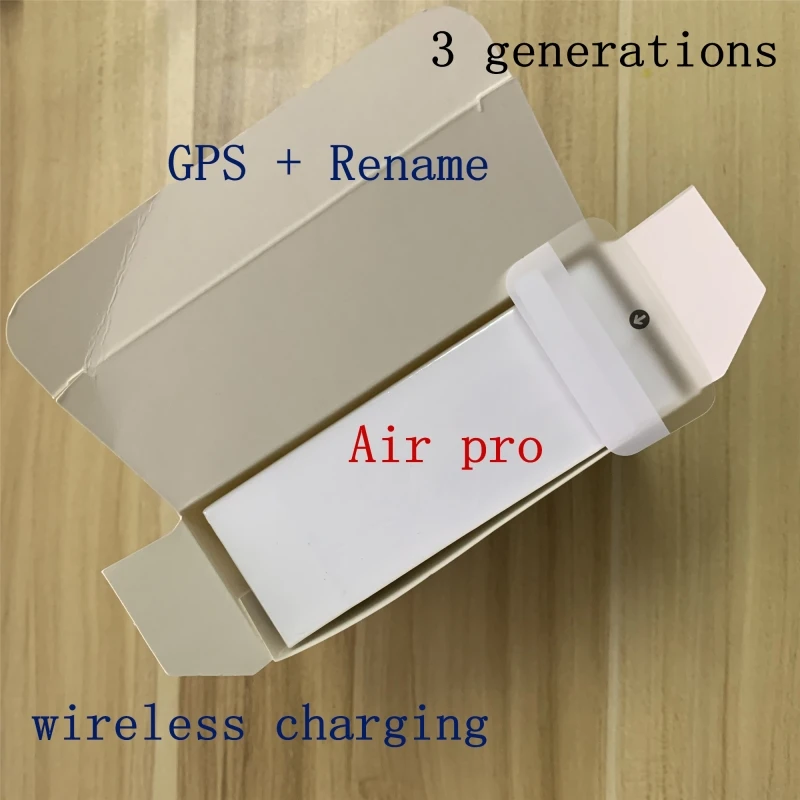 

Valid serial number AP3 pro Wireless Charging Generation 3 Sensor rename h1 chip Bluetooth Headphones auto paring Earphones