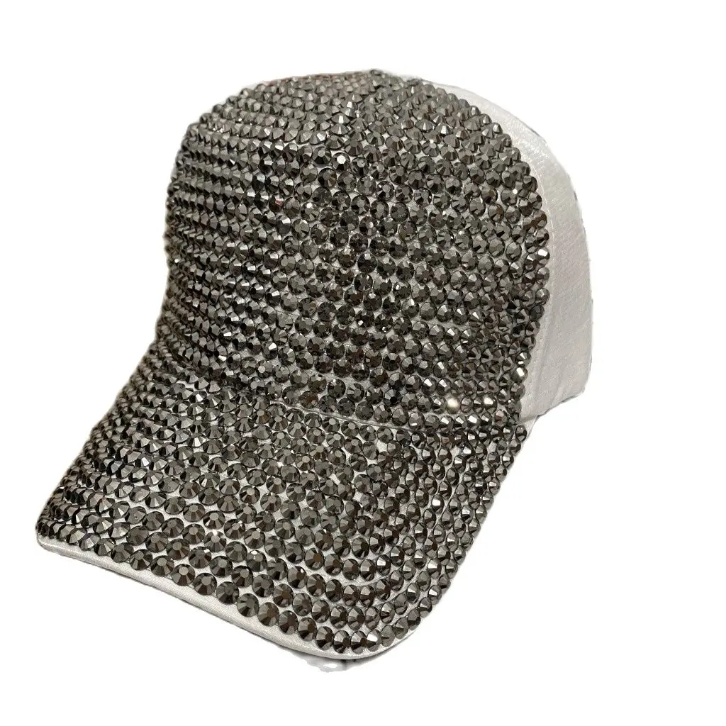 

New Baseball Cap With Rhinestones Bling Luxury Women'S Cap Summer Casual Sun Hat Adjustable Hip Hop Casquette Femme