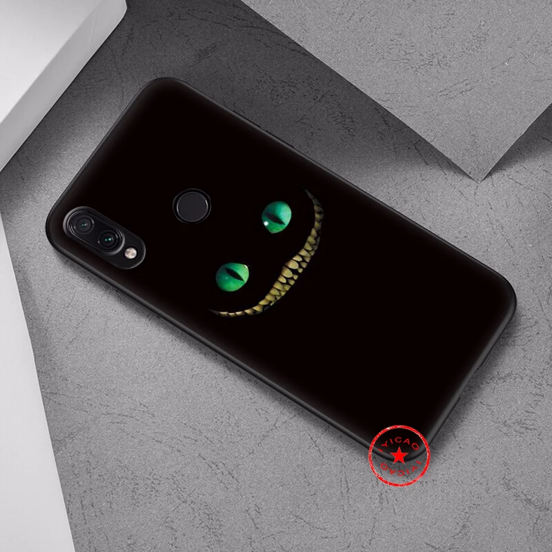 IYICAO Alice Cheshire Cat Soft Case for Xiaomi Redmi Note 8 7 6 5 Pro 5A 4X Silicone TPU |
