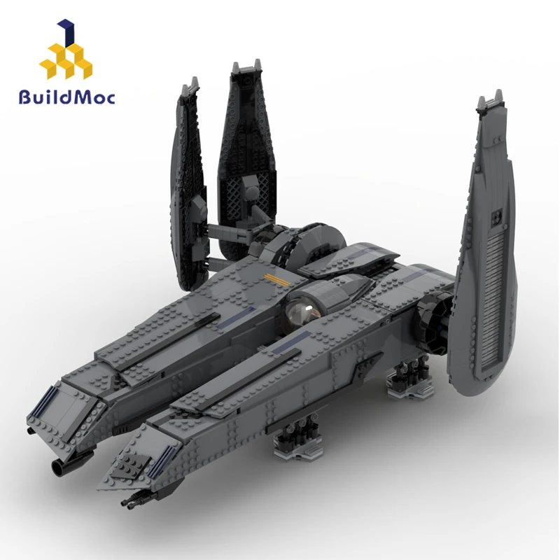 

Buildmoc Space Wars Movie 2 The Rogue Shadow - Unleash the power Warship Spaceship Model Moc Building Block Bricks Toy For Boys