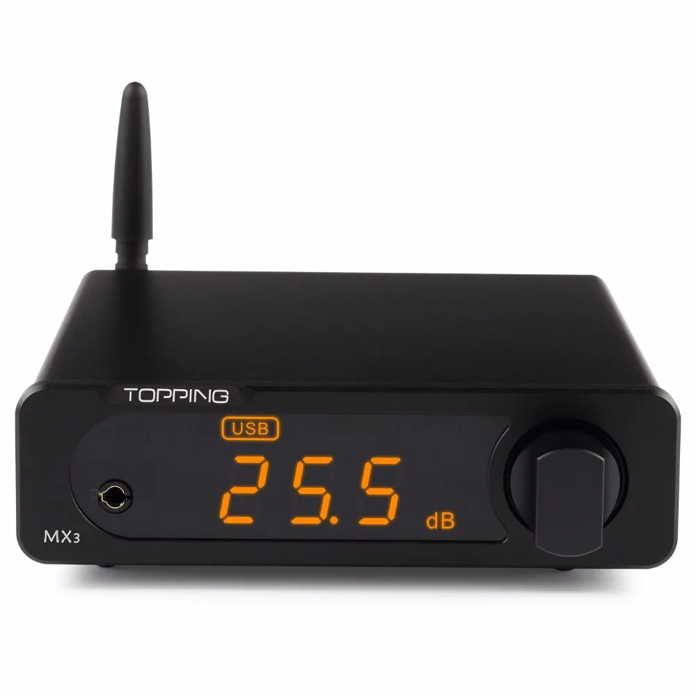 TOPPING MX3 аудио усилитель USB DAC Hifi Bluetooth Amp PCM5102A цифровой с усилителем для наушников на