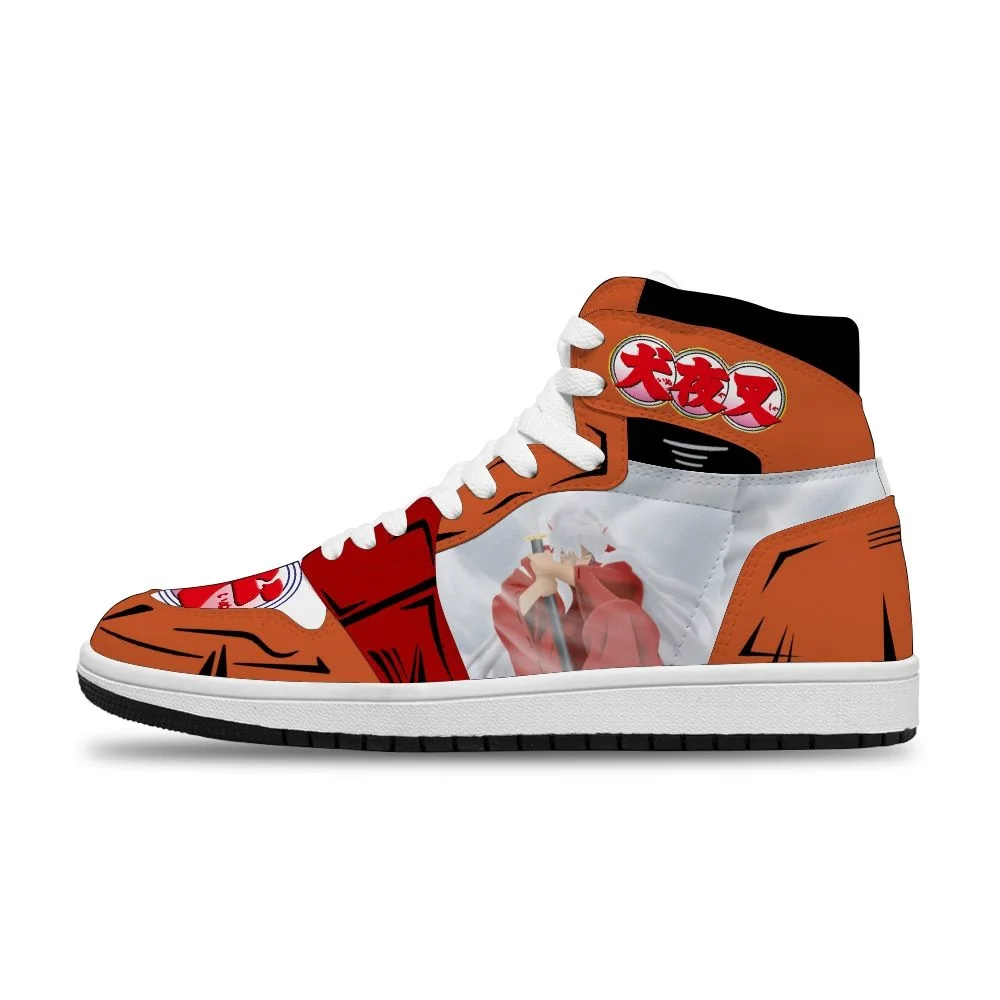 

2021 Japanese Hot Anime Inuyasha Diy Handsome Running Non-Slip Casual Shoes For Men's Unisex trend Sneakers