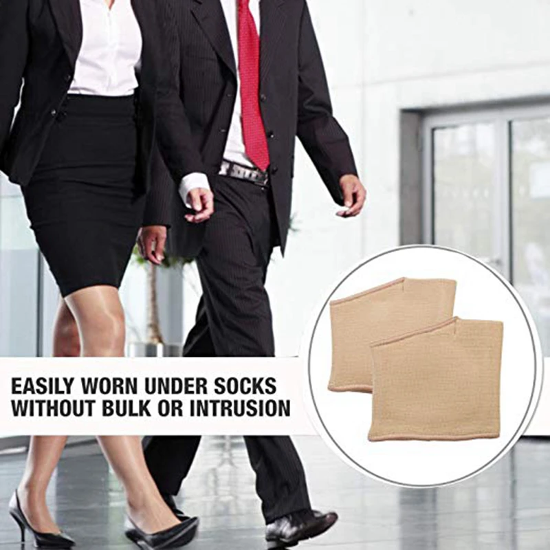 

1 Pair Metatarsal Sleeve Pads Half Toe Bunion Sole Forefoot Gel Pads Cushion Half Sock Supports Prevent Calluses Blisters