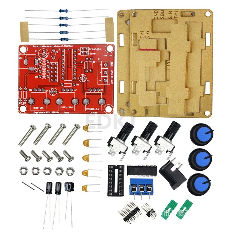 Высокоточный генератор функциональных сигналов XR2206 9-12 В DIY насыпью с шелушным