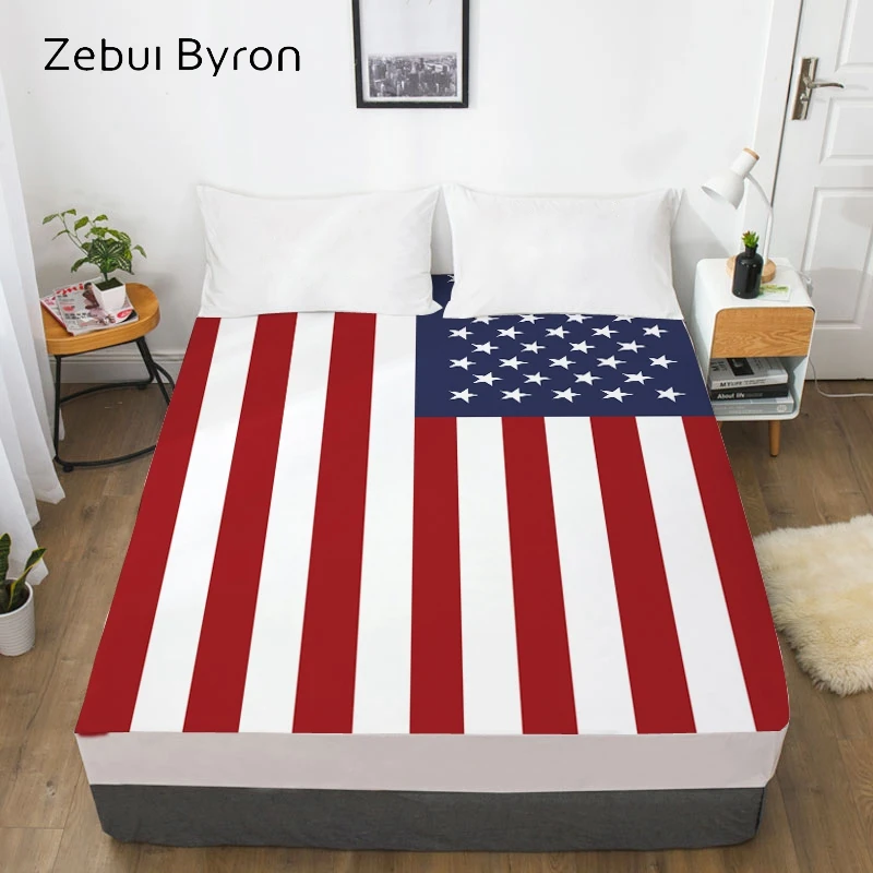 

Натяжная простыня 3D ZUEXVOFY геометрический рисунок