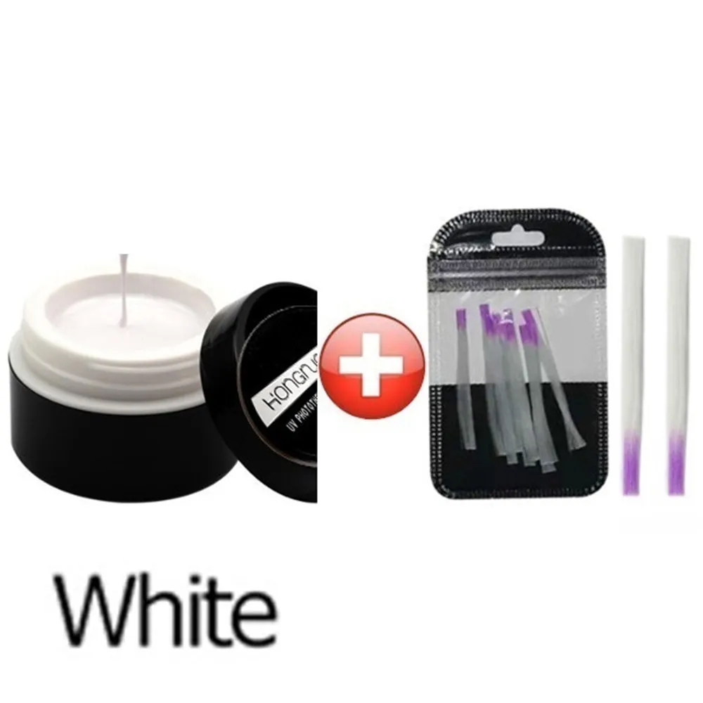 10Pcs Fibernails+1pcs Building Gel Fiberglass for Nail Extension Acrylic Nails Tips Set Manicure Tools