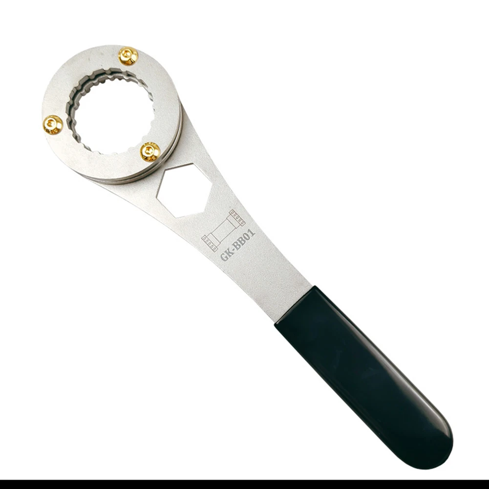 

1 Pcs Multi-function Bottom Bracket Wrench 3-layer GK-BB01Stainless Bike Spanner For BB9000 XTM8000 Road Bicycle Repair Tools
