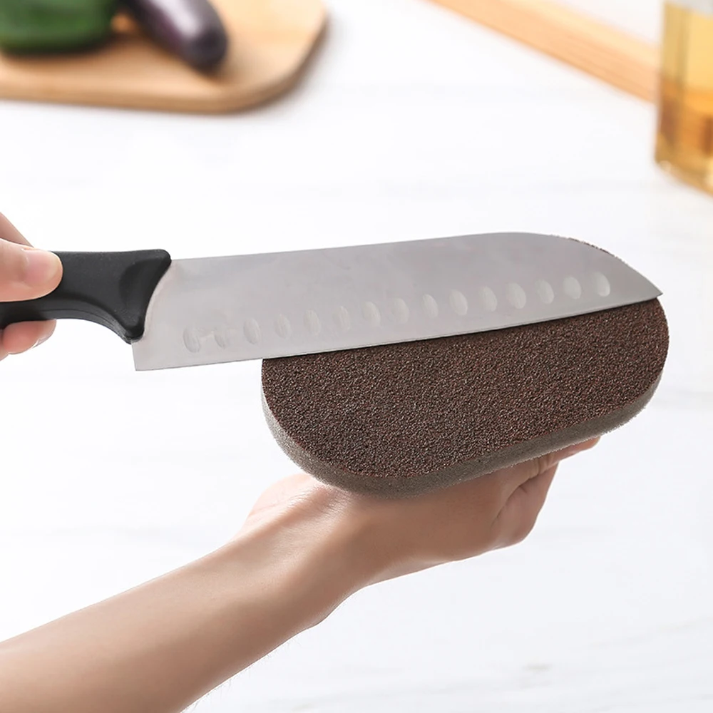 

Magic Sponge Eraser Rust Remover Brush Dish Pot Cleaning Brush Sponge Emery Descaling Clean Rub Pot Kitchen Tools Gadgets