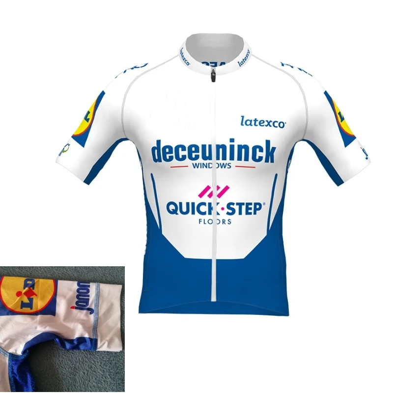 

2020 Team Quick Step Floors Italia Cuff Laser Cut Sleeve Cycling Jersey Summer Cycle Cloth MTB Ropa Ciclismo Bicycle maillot