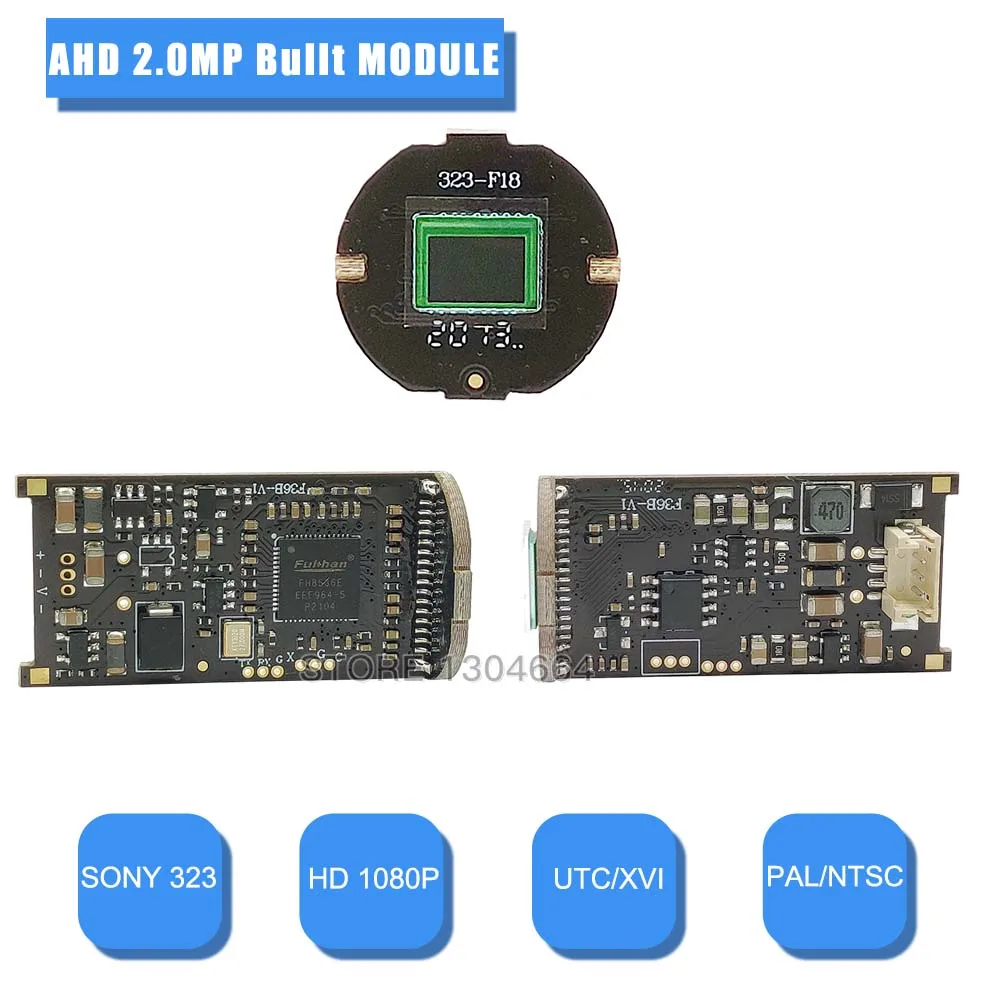 

AHD 1080P Module 2.0MP SONY 323 Sensor Chip For HD Indoor AHD/TVI/CVI/CVBS Video Surveillance Security Bullet Mini Camera Board