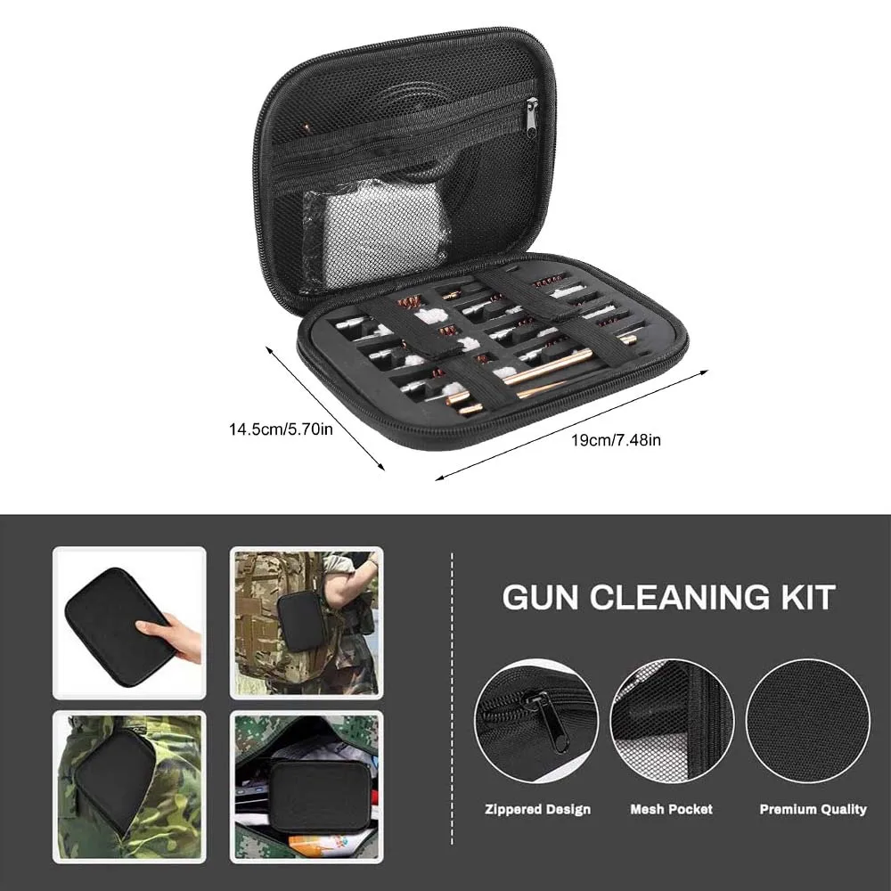 Набор для чистки тактического пистолета 19 шт./компл. универсальный инструмент