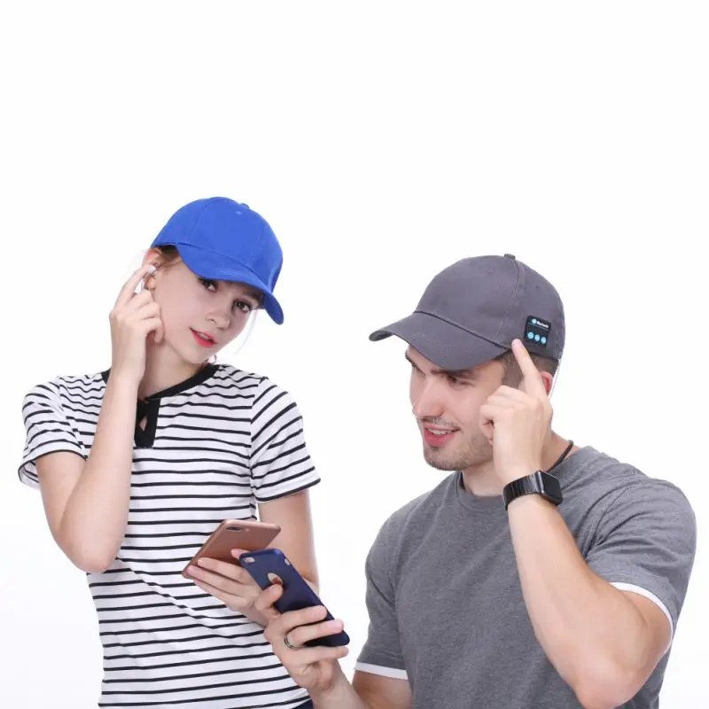 Беспроводные наушники Bluetooth наушники для Bluetooth музыкальная Кепка для мужчин/женщин Открытый Отдых громкой связи бейсбольная шляпа