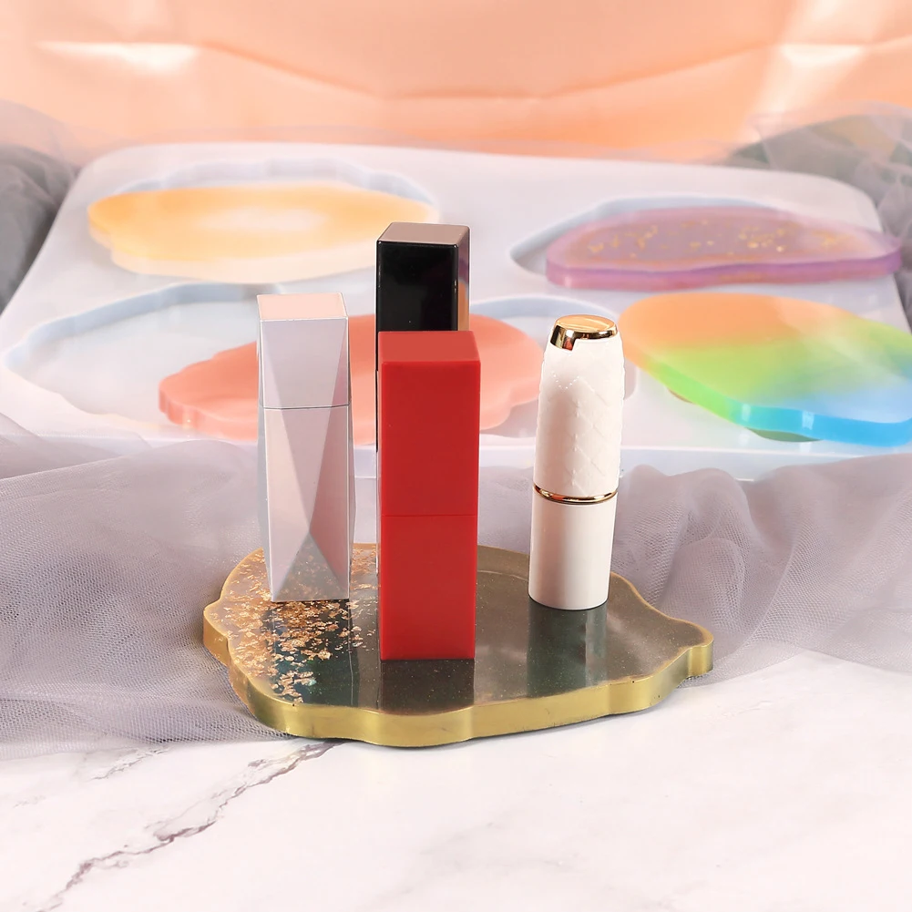 Силиконовые горки прессформы смолы Агат ювелирных изделий глина искусство