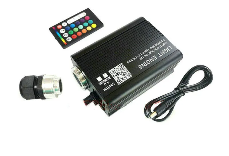 

Волоконно-оптический потолочный светильник для дома, 16 Вт, с дистанционным управлением через приложение