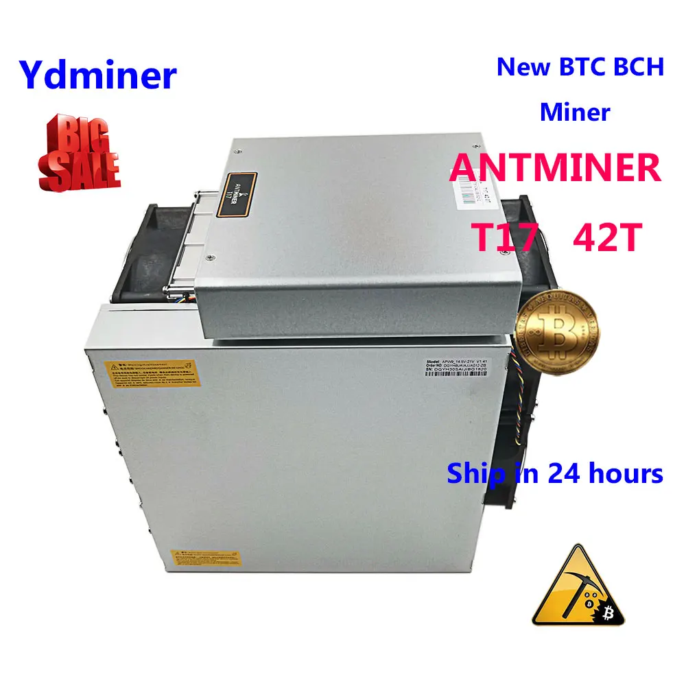 новый bitmain майнер Antminer t17 42t miner SHA 256 btc bch майнинг биткоин асик mining лучше чем s9j t9+ s17