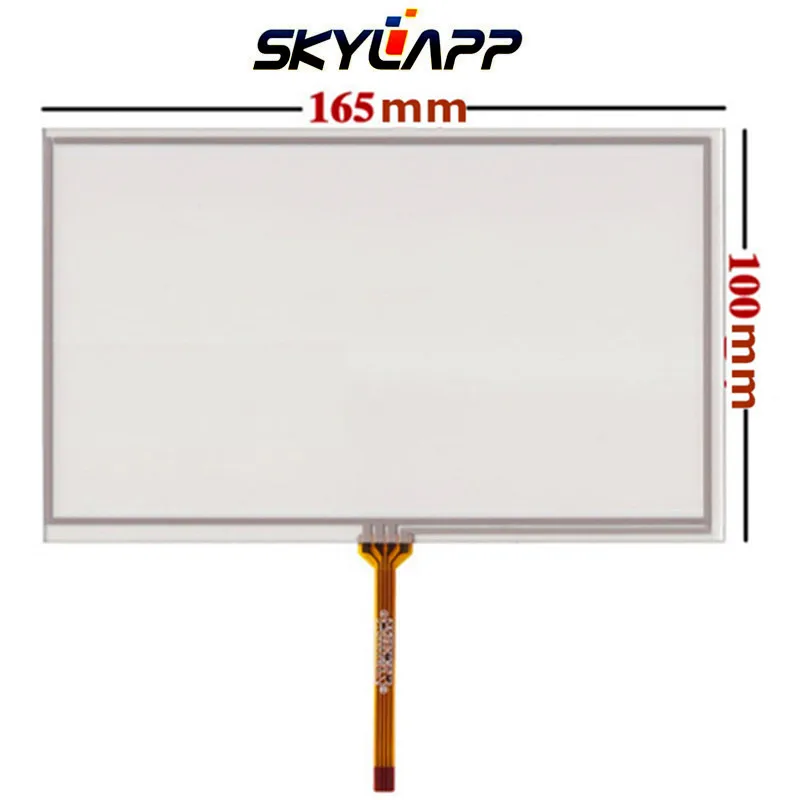 

10 Pcs 7''Inch TouchScreen 165mm*100mm Car GPS HSD070IDW1 HSD070ID00 HSD070IE11 Resistance Handwritten Touch Panel Screen Glass