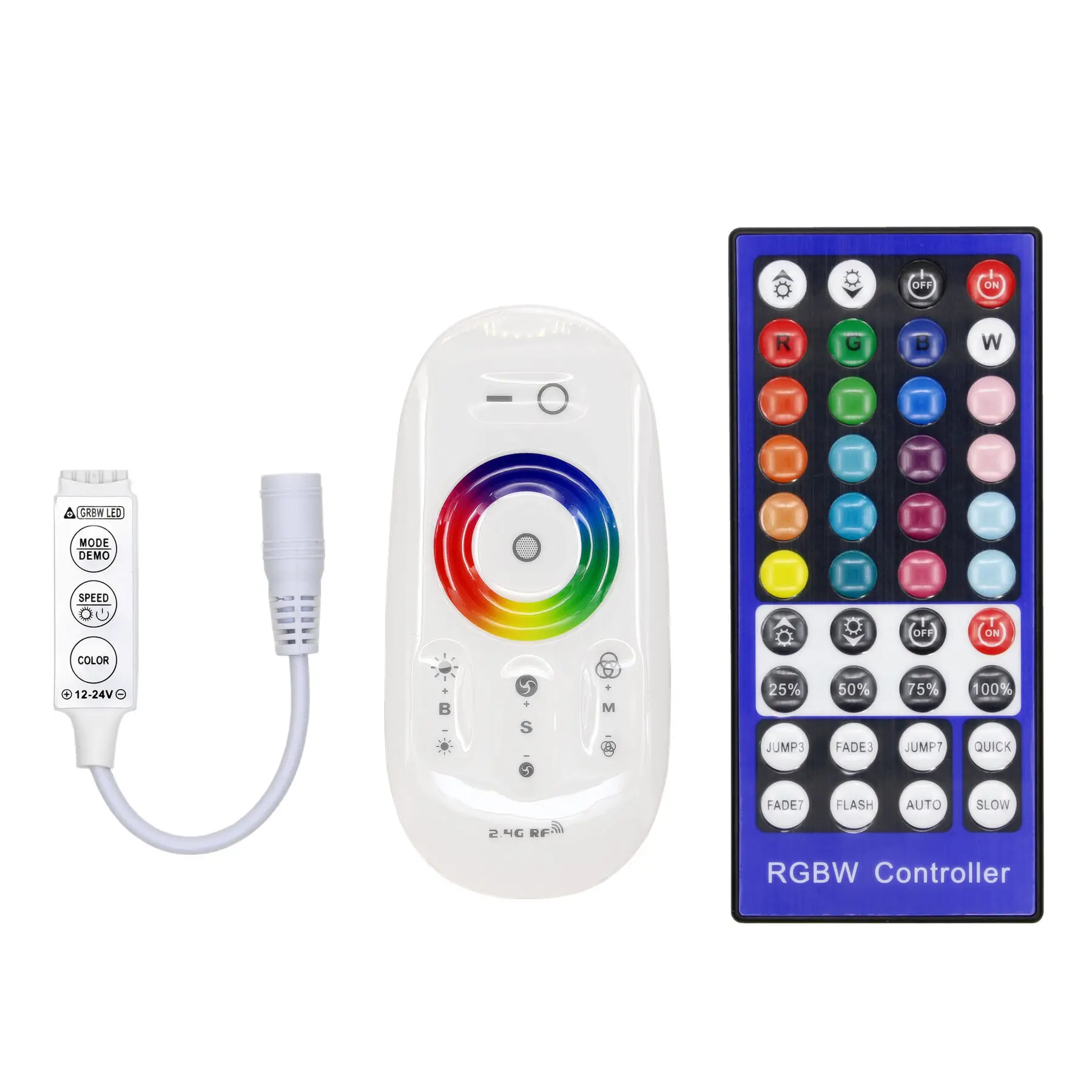 Светильник s 4 Каналы DC 12 V-24 V RGBW светодиодный Управление; диммер 40Key 5Pins ИК-пульт дистанционного управления Управление для SMD 5050 RGBW/RGBWW Светодиодные ленты светильник