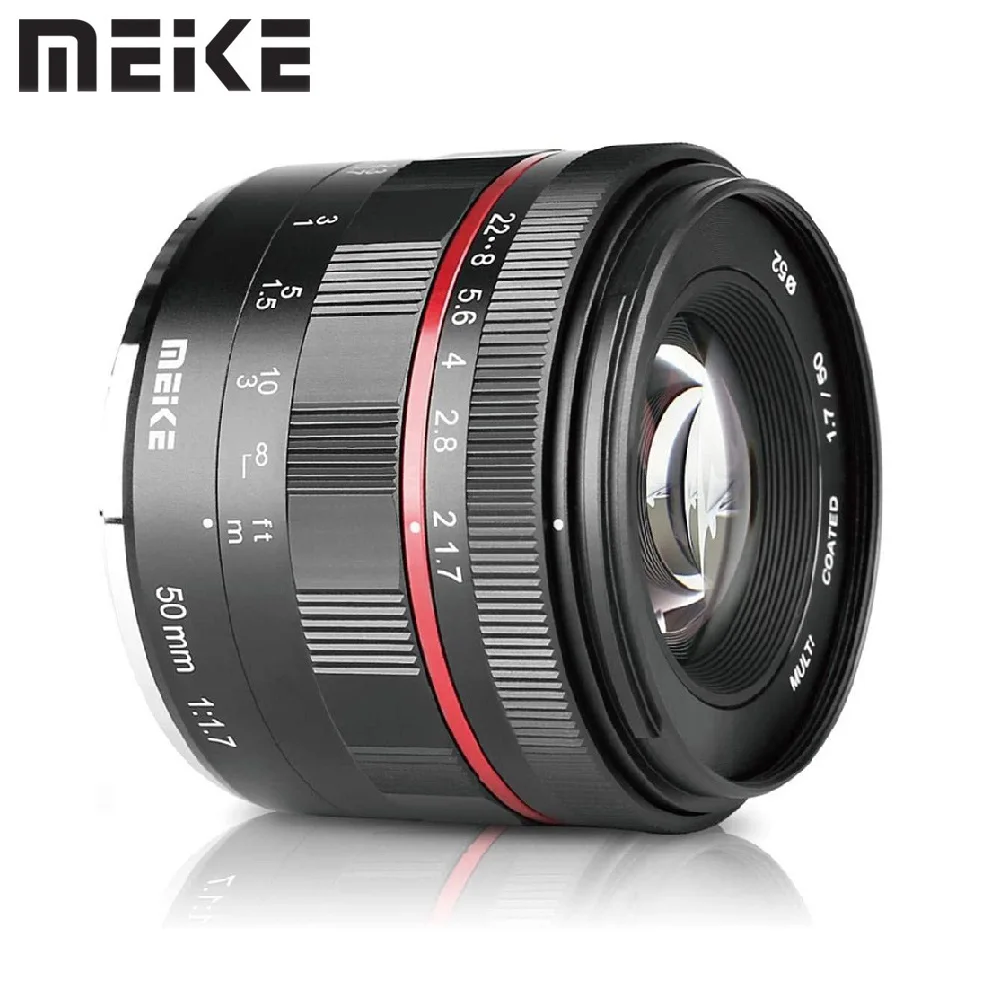 Meike 50 мм f1.7 Полнокадровый ручной фокусный объектив для Olympus Panasonic Micro 4/3 M4/3 Mount GH4 GH5