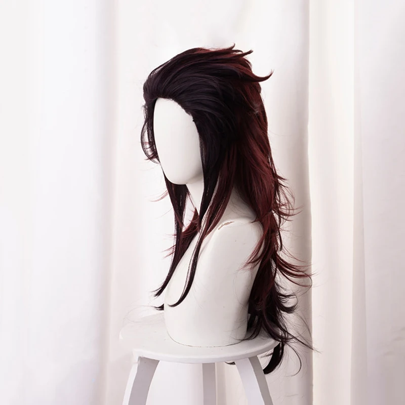 Парик для косплея из аниме комикса рассекающий демонов термостойкий