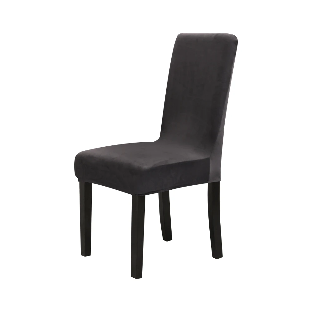 

1pc Solid Color Modern Plain Chair Cover Spandex Stretch Elastic Chair Covers Seat Cover For Dining Hotel Wedding Banquet