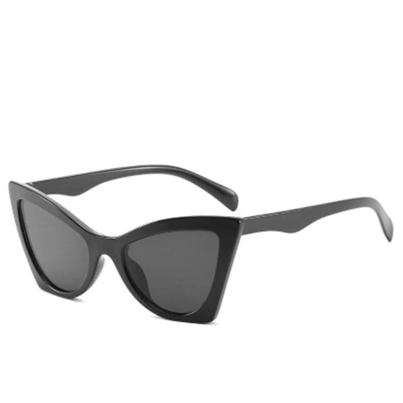 Модные солнцезащитные очки леди кошачий глаз Классическая оправа Защита от