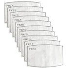 1-100 шт. 5 слоев PM 2,5 Маска с фильтром прокладка для детских масок дышащие защитные маски с активированным углем маска для лица с фильтром