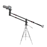 neewer 70 inches aluminum alloy jib arm camera crane 14 and 38 inch quick shoe plate counter weight for dslr video cameras