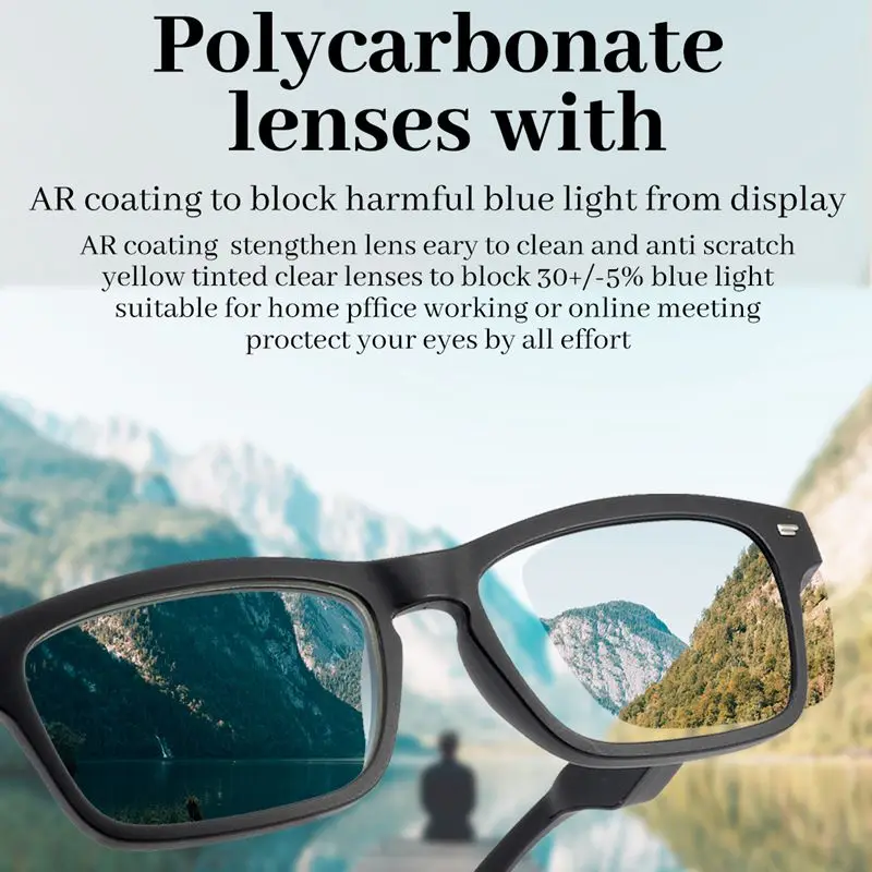 저렴한 새로운 블루투스 5.0 스마트 안경 음악 음성 통화 선글라스 IOS 안드로이드와 호환, 처방 렌즈 사용자 정의 지원