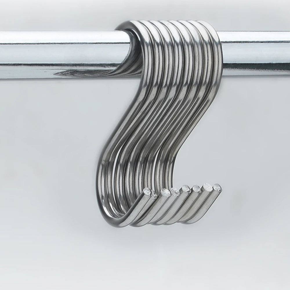10 шт. S образные крючки для хранения одежды|Крючки и направляющие| |