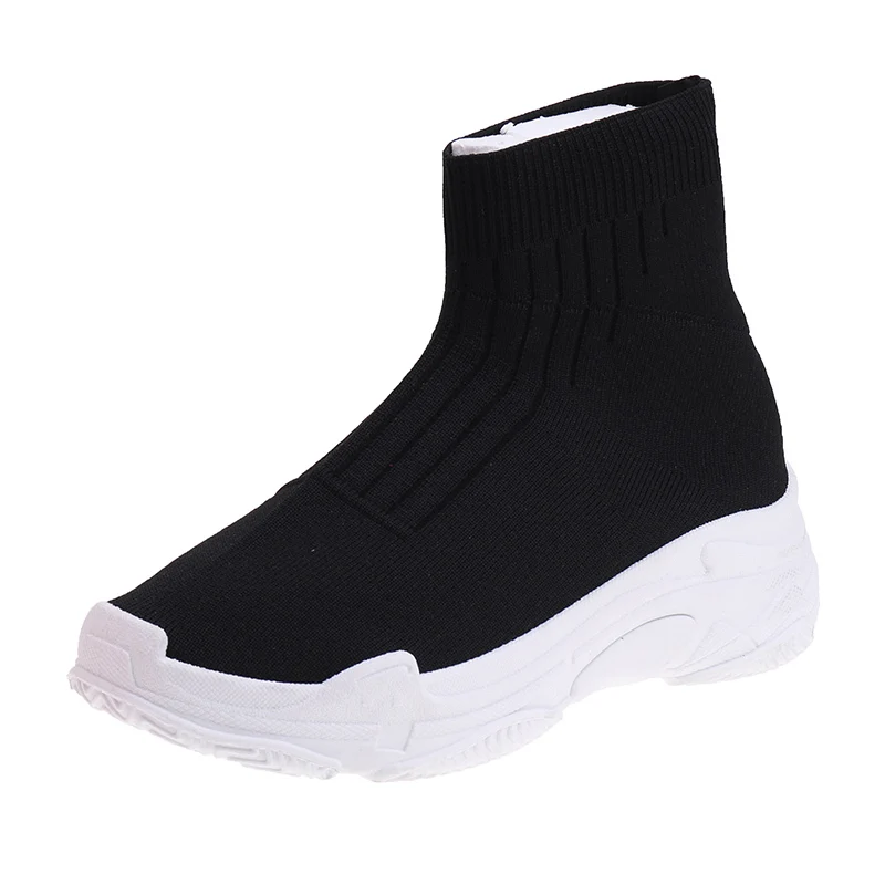 Женские тканые ботинки Fujin Flying обувь в Корейском стиле летние сетчатые на плоской