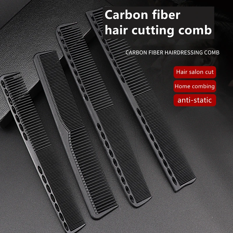 Double-sided Hair Cutting Comb Barber Haircut Hairbrush Salon Hairdressing Tip-tail Combs Hairstylist Pro Styling Tools Y0709