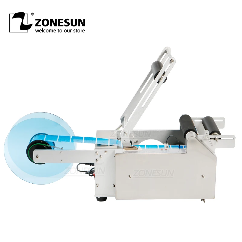 ZONEUN LT 50 полуавтоматическая Наклейка круглая бутылка этикетировочная трубка