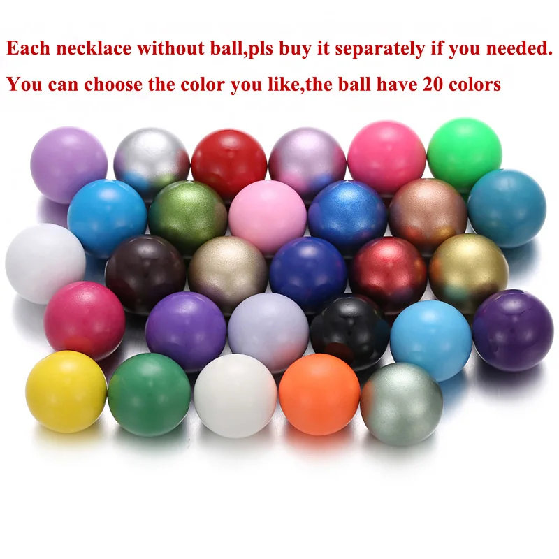 Роза Цветок Ангел шар гармония звонящий колье с кулоном в виде клетки