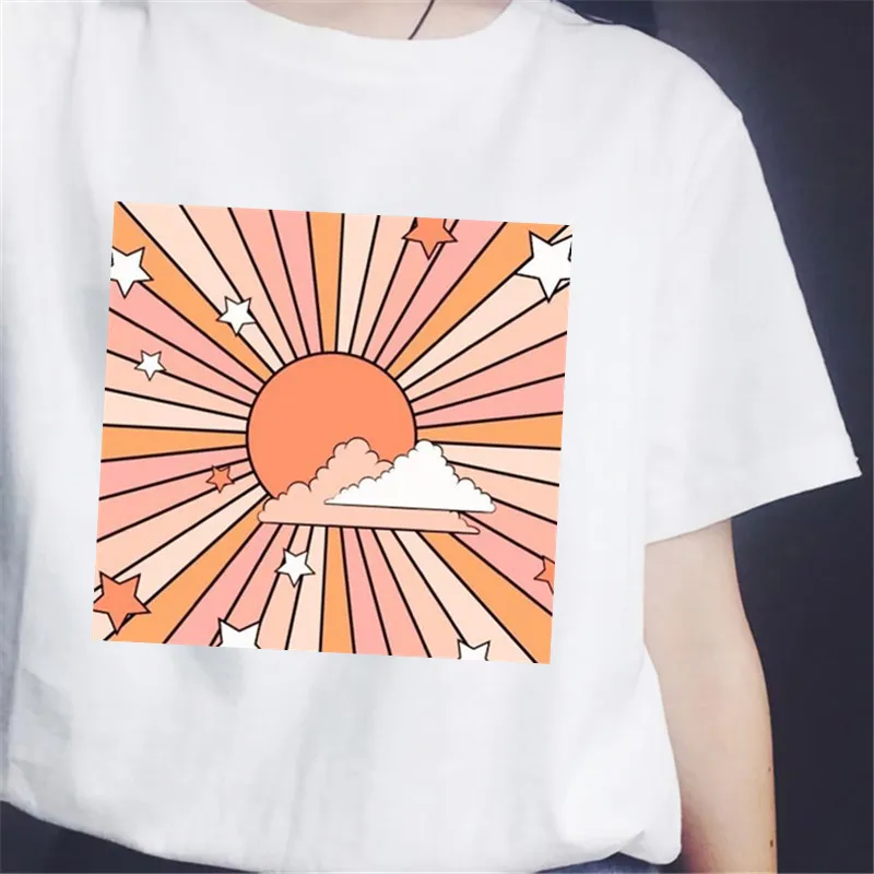 Kawaii Персиковый Сок японские Харадзюку гранж футболка для женщин девушек друзей 90