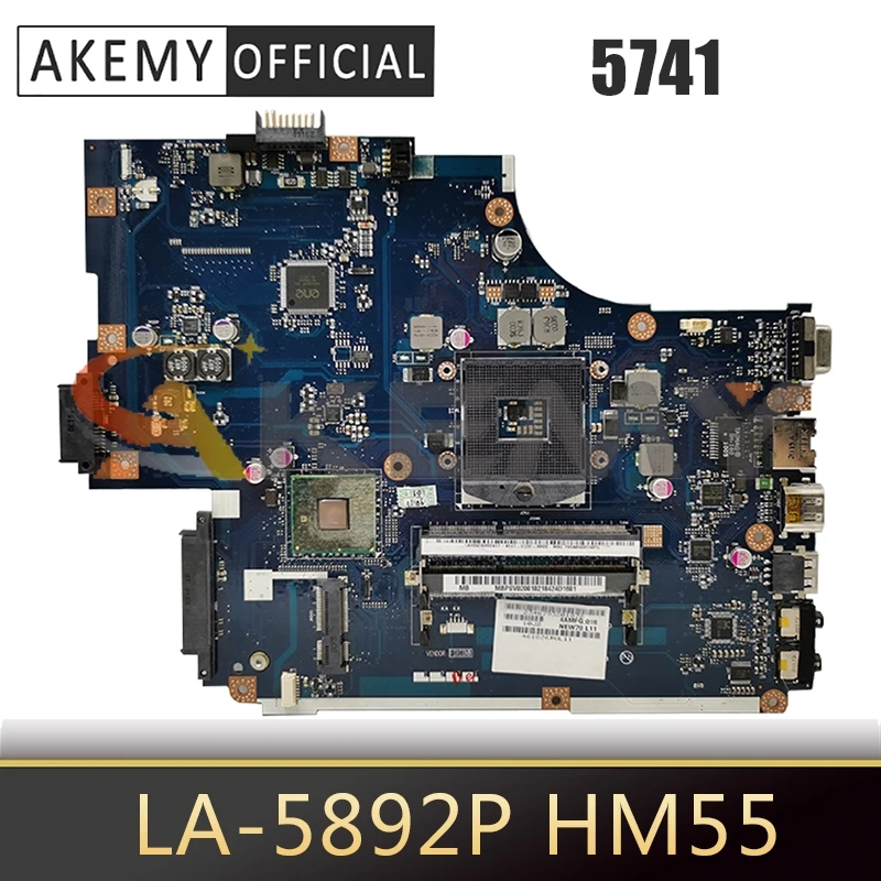 

MBWJU0200 материнская плата для ноутбука ACER Aspire 5741 материнская плата для ноутбука LA-5892P HM55