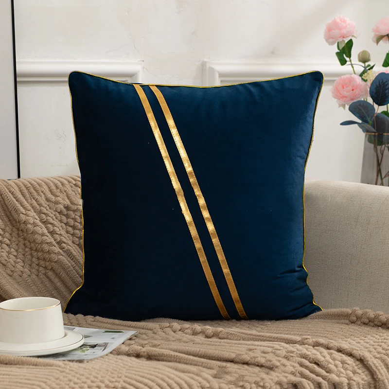 Бархатный Чехол для подушки 45x45 см роскошный декоративный чехол дивана