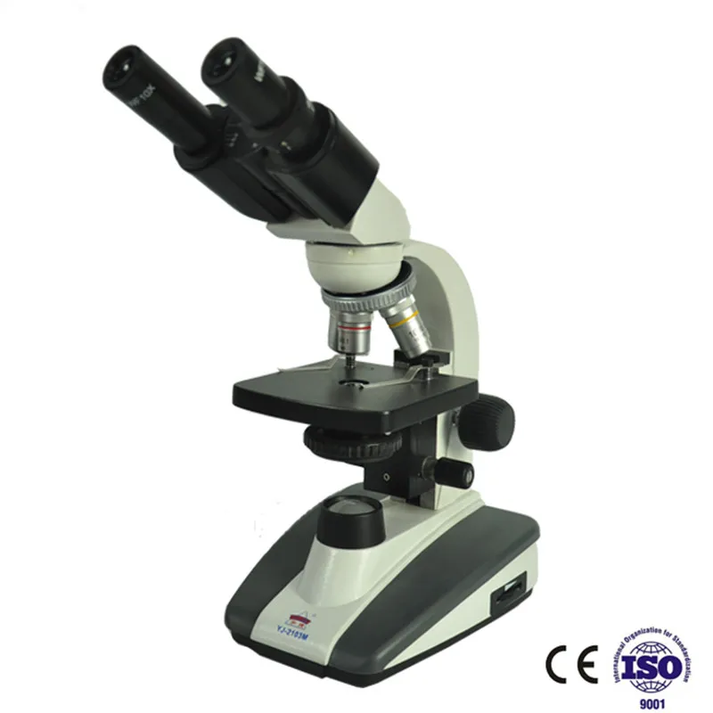 

YJ-2103B бинокулярный 1000X лабораторный Биологический микроскоп для учителей и экспериментов