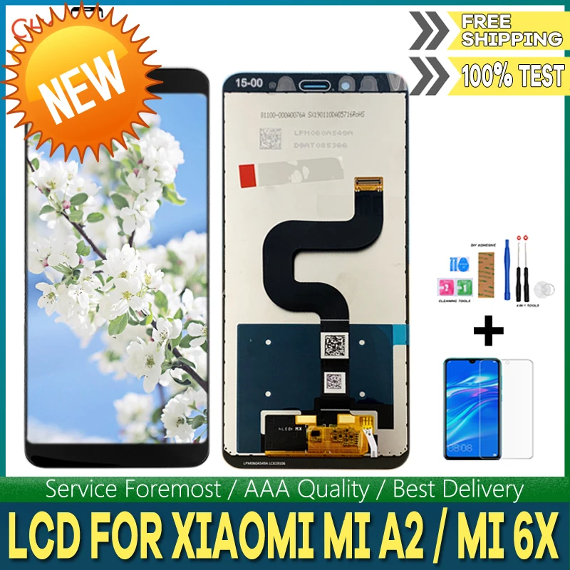 Оригинальный ЖК дисплей 5 99 &quotAAA для Xiaomi A2 Mi с сенсорным экраном и дигитайзером в