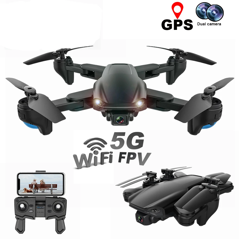 ZLRC Профессиональный GPS Дрон 4K с двойной камерой Hd 5G WiFi FPV оптический поток