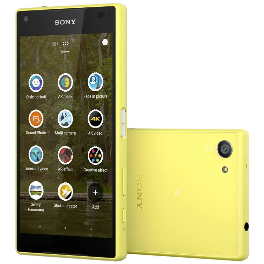 sony Z5 компактный SO-02H разблокированный 2 Гб ОЗУ 32 Гб ПЗУ Android четырехъядерный и четырехъядерный телефон 23MP 1080P GSM