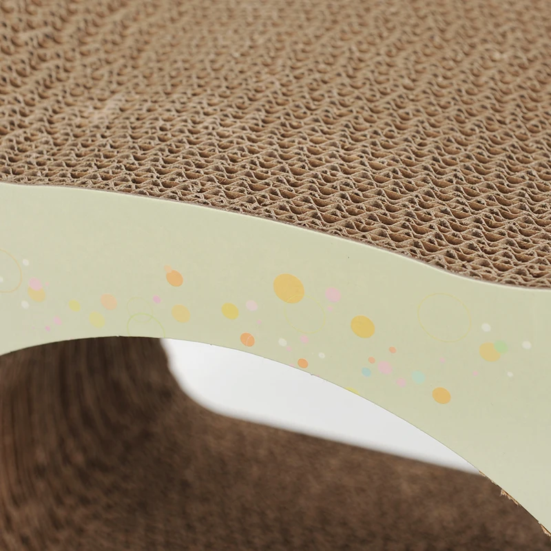 

HOOPET Cat Toys Scratch Board Pad Scratching Kitten Corrugated Paper Cats Shape Grinding Nail Scraper Mat Mattrer