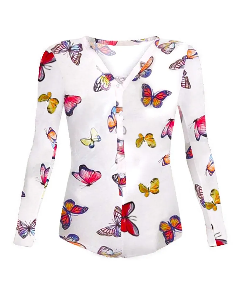 Женский боди с v-образным вырезом Vadim Modis Облегающий комбинезон длинными рукавами