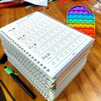 8 bookssets of childrens addition and subtraction learning mathematics sank magic practice copybook handwriting exercise book